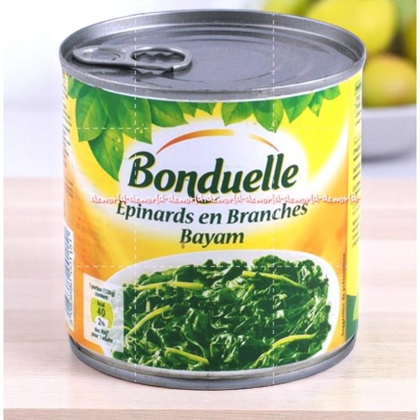 

Bonduelle Epinards en Branches 400gr Sayur Bayam Instan Kaleng Siap Saji Bondule Makanan Kaleng