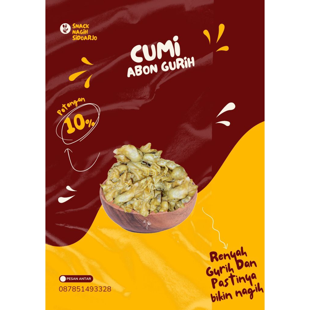 

Cumi Abon Gurih Renyah Cemilan Enak 125gram
