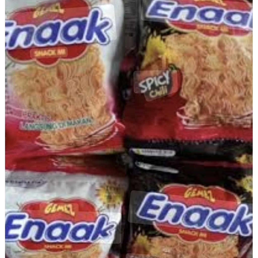 

<perpack> mie enak gemez 1pack isi 20pcs x16 gram.