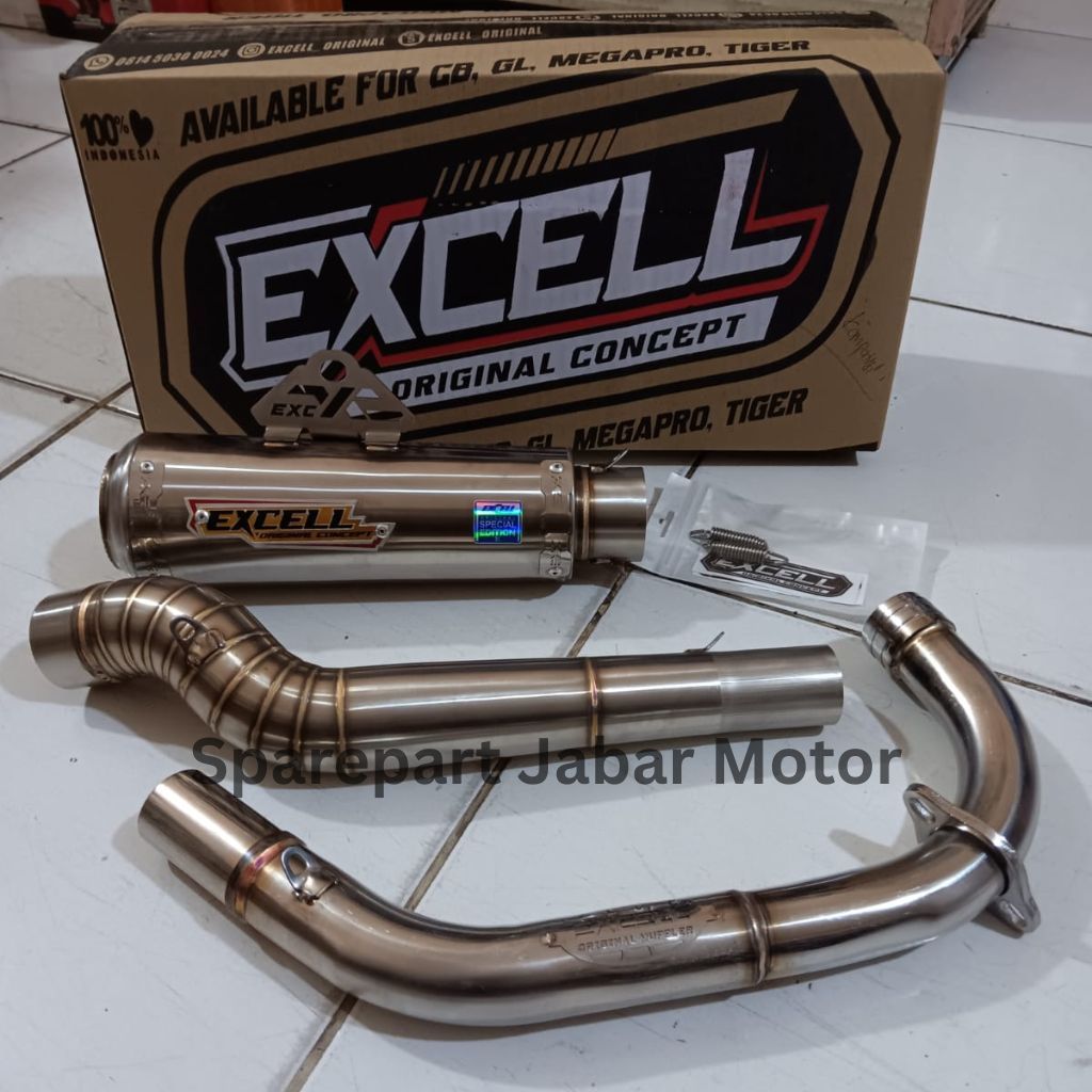 Knalpot Racing Kenalpot Dor Bujel Original Excell PNP CB GL MP TIGER