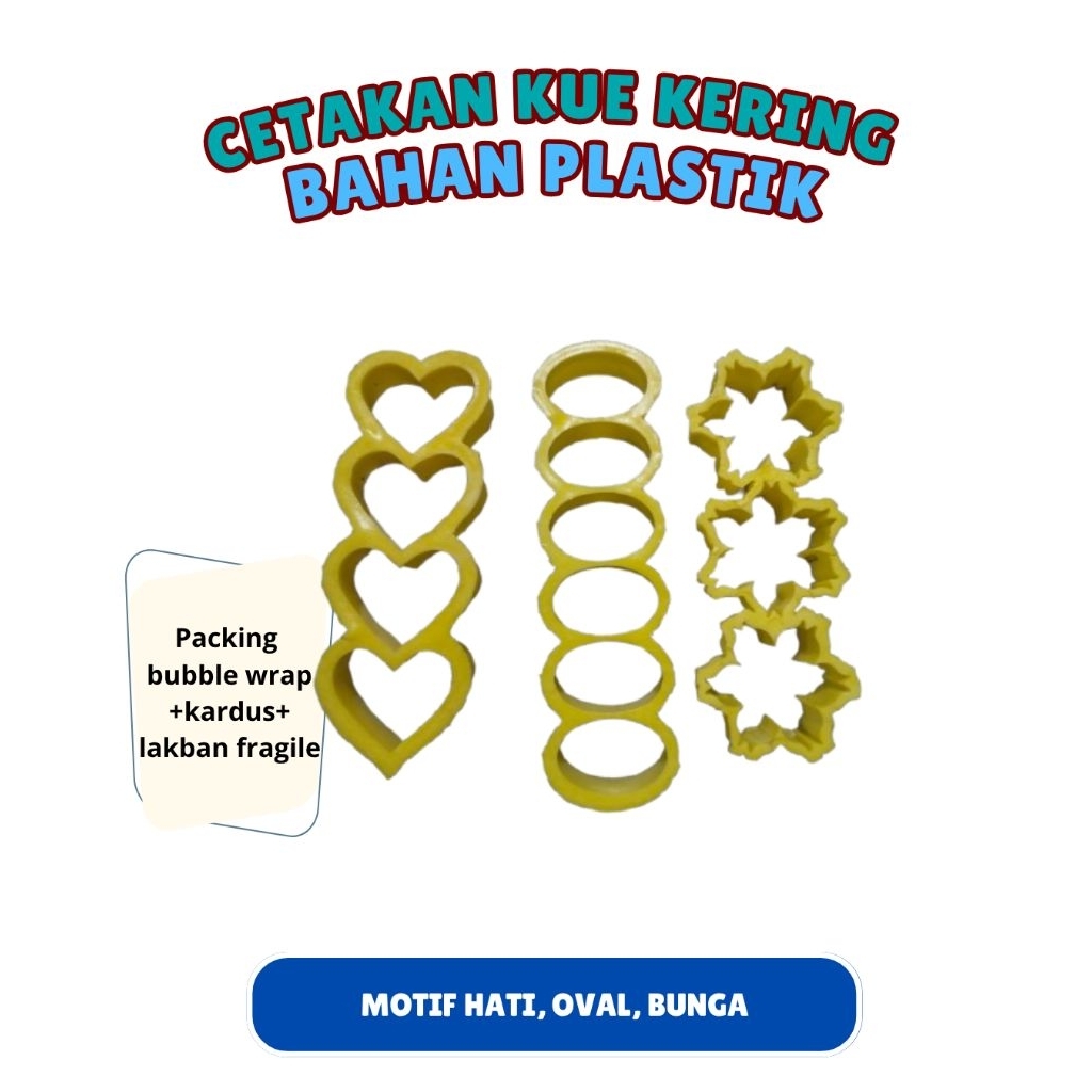Cetakan kue kering plastik/cetakan kue kering oval/cetakan kue kering hati/cetakan kue kering bunga