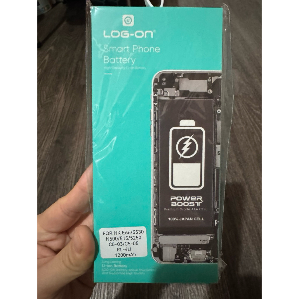 Baterai LOGON LOG-ON Power Boost Nokia BL-4U BL4U ASHA 210 300 305 306 308 309 310 501 E75