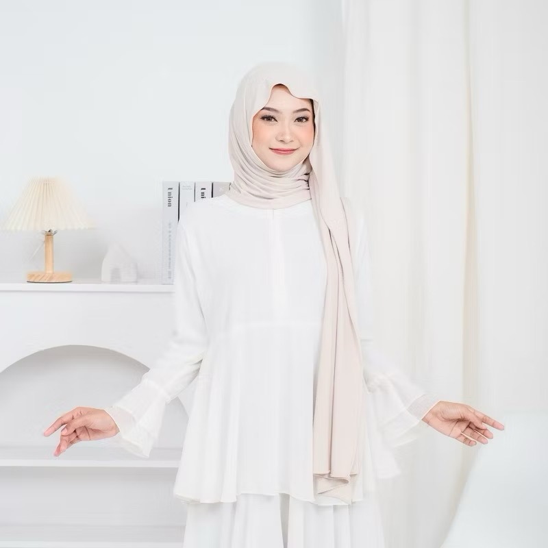 Grand Hijab - Pashmina Jersey Meleyot / Hijab Pashmina Jersey / Jilbab Pashmina Jersey / Pashmina