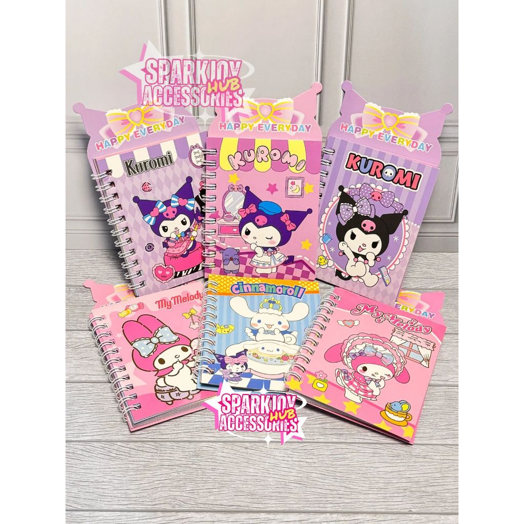 

[ PREMIUM ] Buku Catatan 3D Karakter Sanrio (Kuromi, My Melody, Cinnamoroll) Import, Model Unik&Lucu