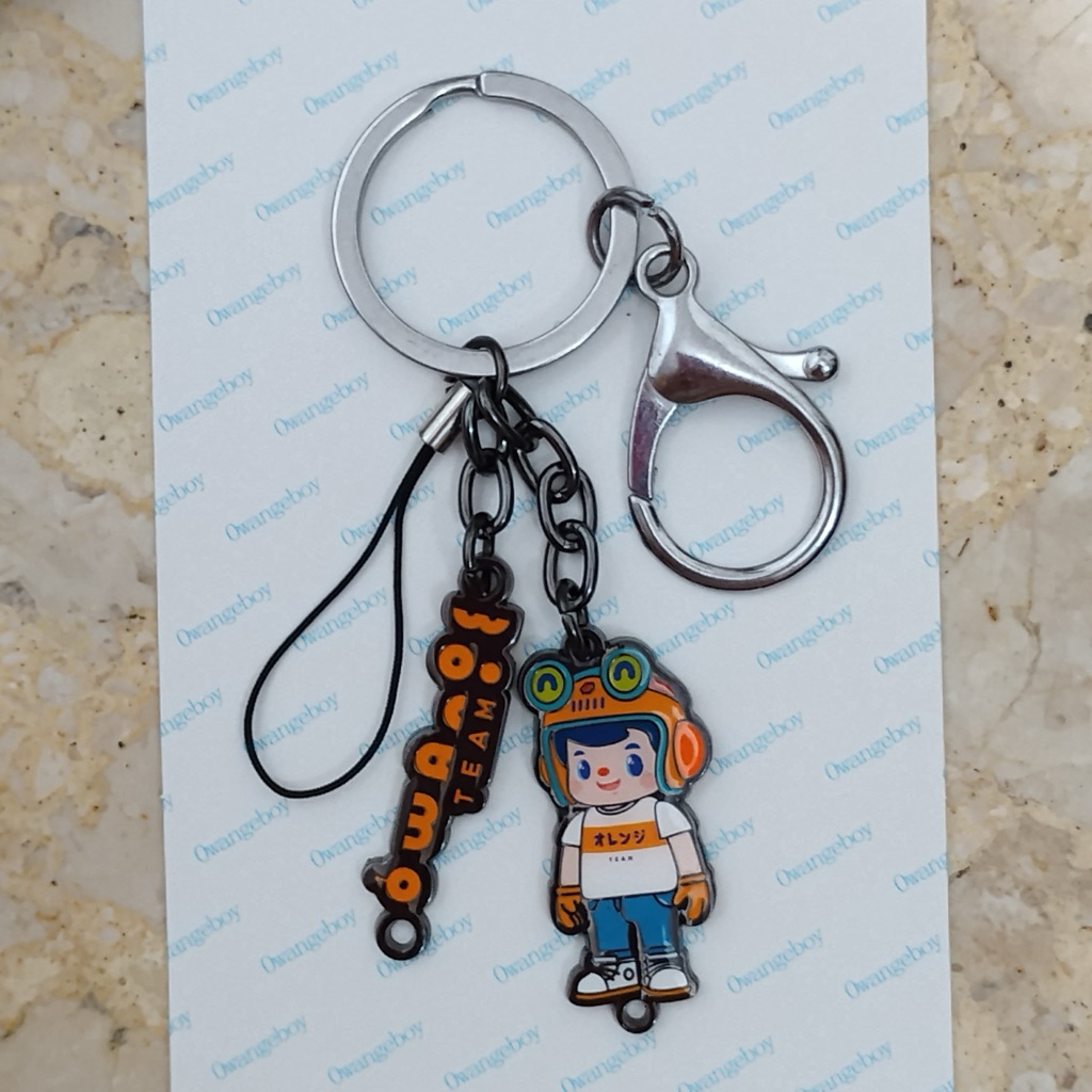 Gantungan Kunci / Bagcharm Owangeboy Owange Boy Keychain