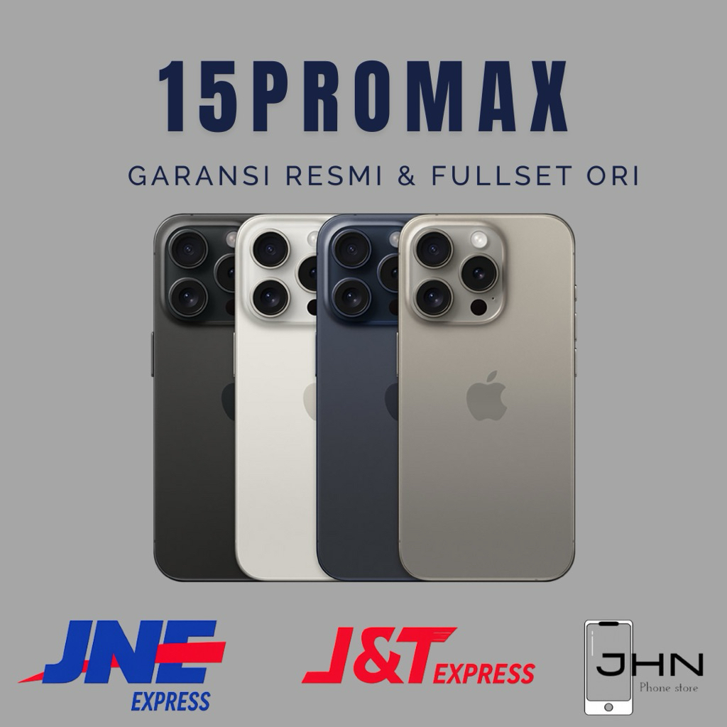 Iphone 15 Pro Max 256 GB FULLSET RESMI SECOND LIKE NEW EX IBOX