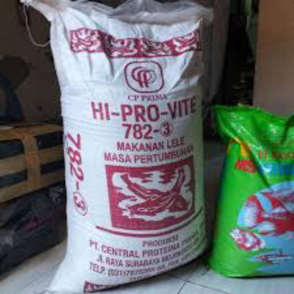 Pakan lele hi provite 782-3,repack 1kg.