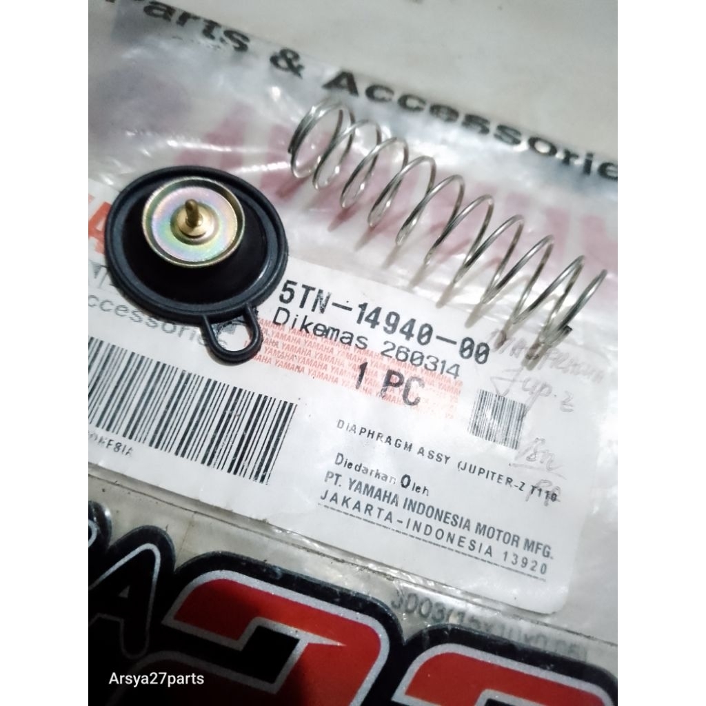 Karet Diafragma assy plus per Jupiter 5tn-14940-00 Original yamaha genuine