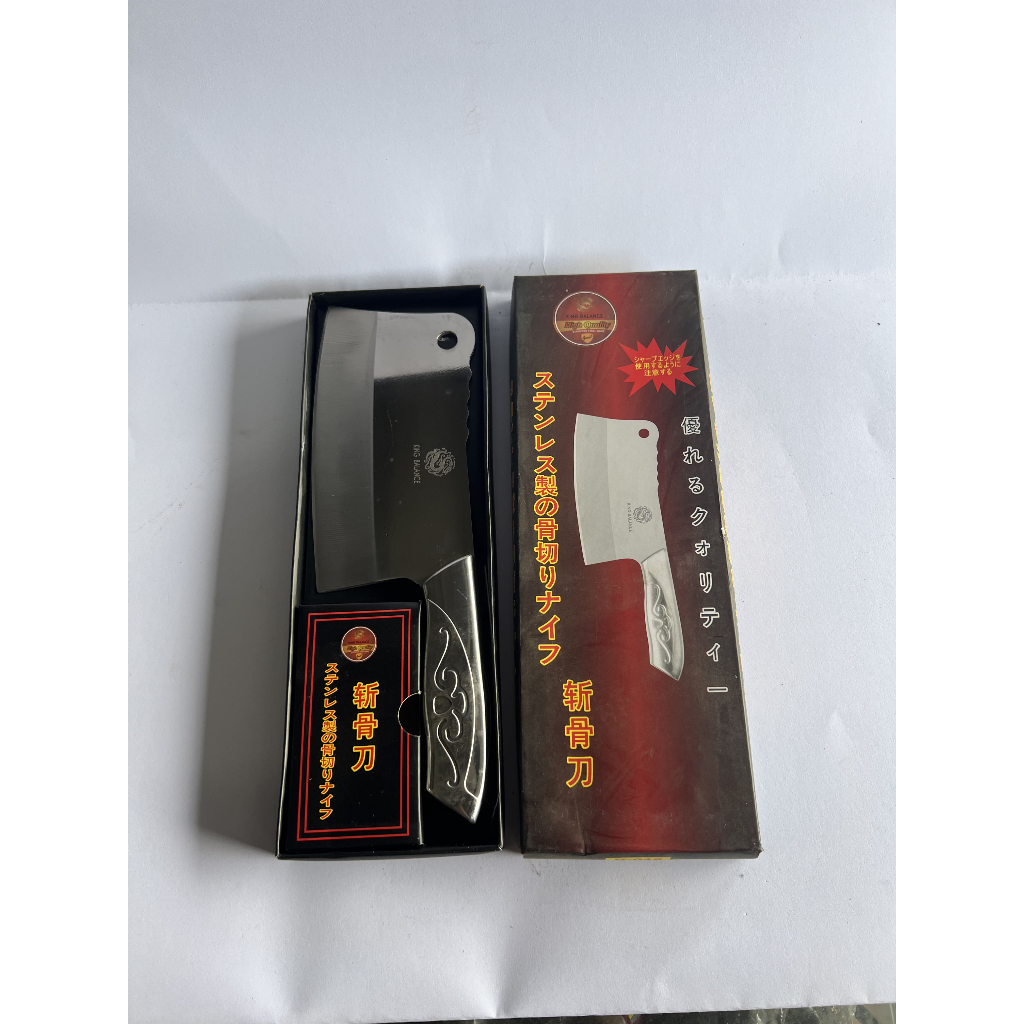 Pisau Golok Pisau Daging Cincang Stainless Steel Luji B018
