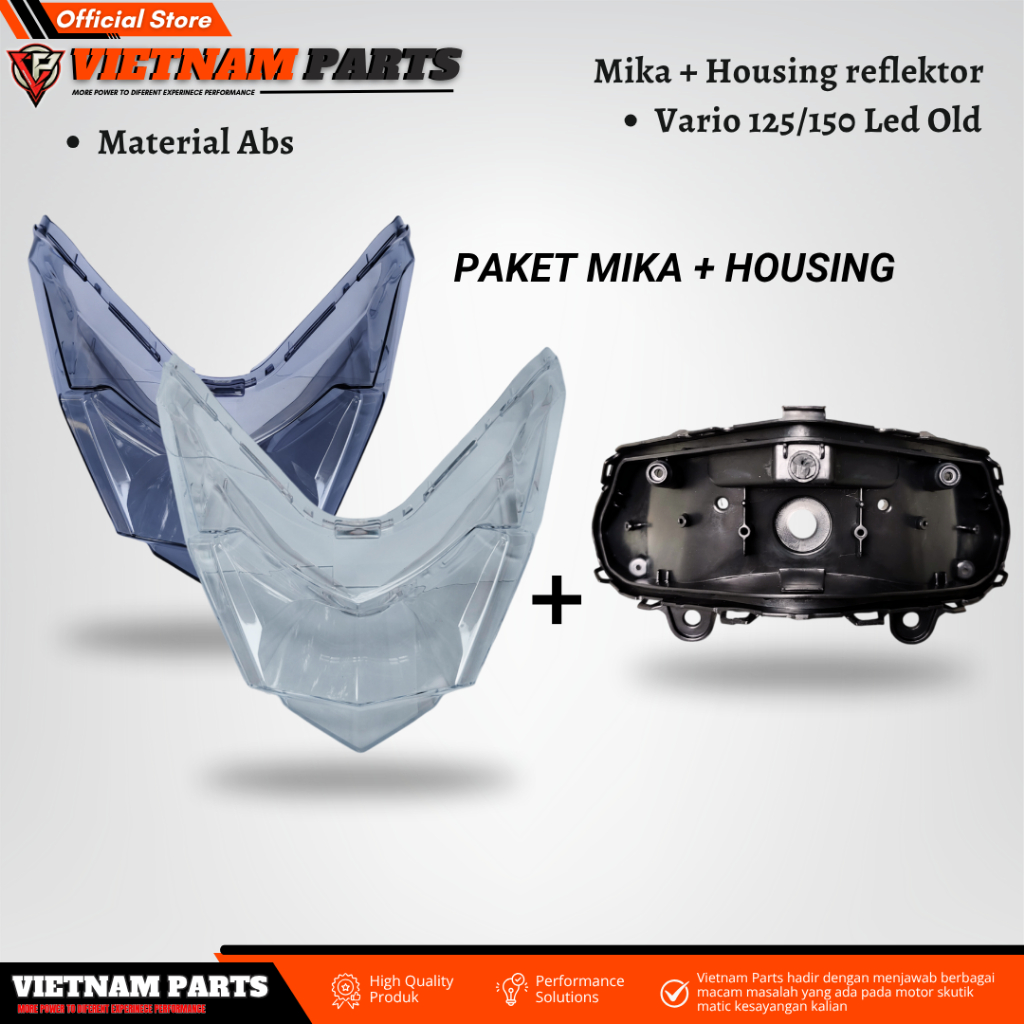 PAKET MIKA STOPLAMP + HOUSING REFLEKTOR VARIO 125/150 LED OLD HOUSING VARIO MIKA STOPLAMP VARIO