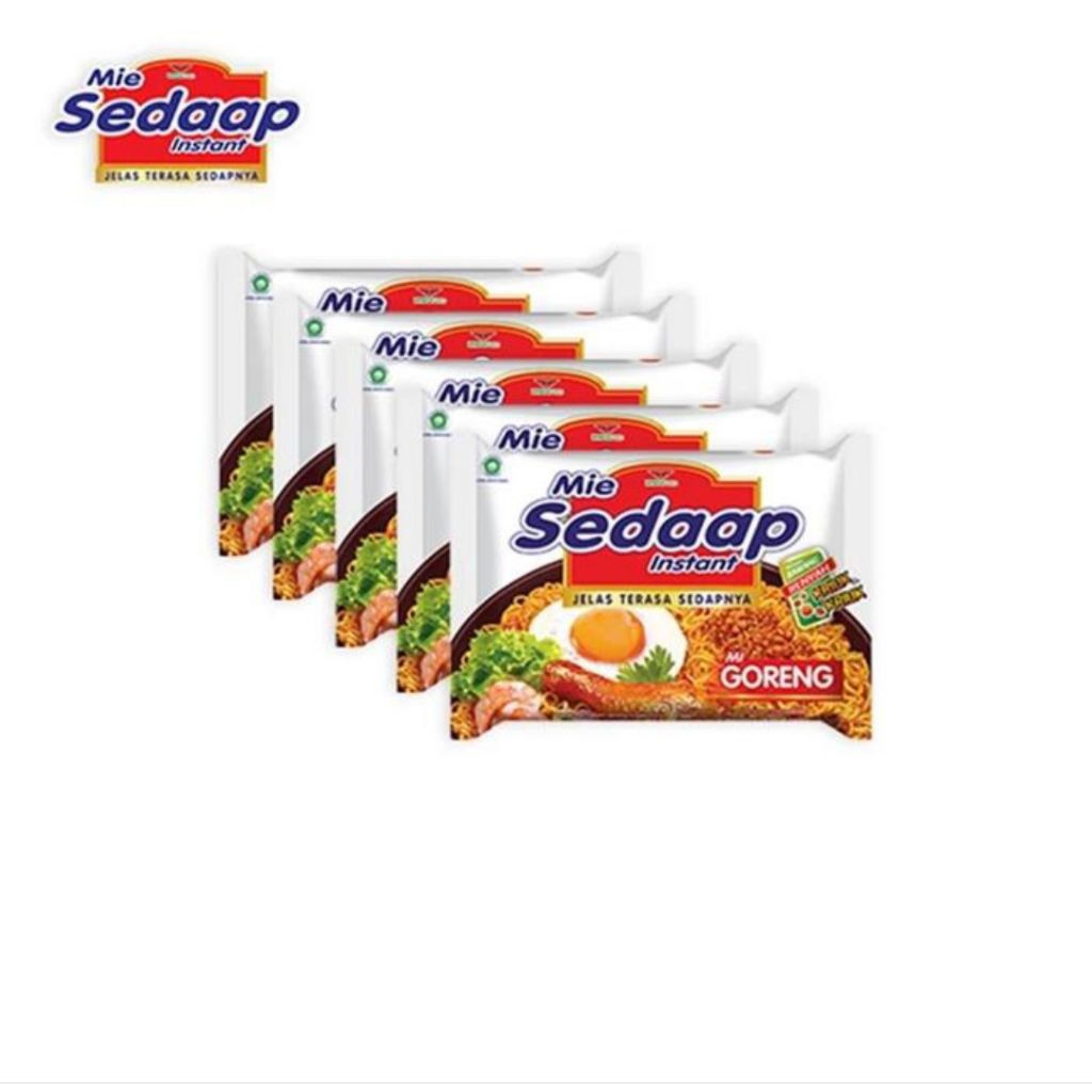 

5pcs-Sedaap mie goreng instant