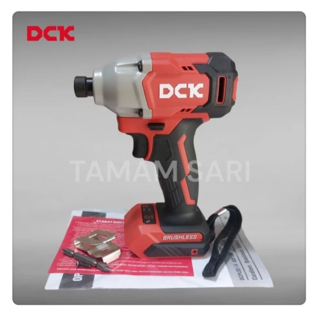 DCK KDPL03-14 Cordless Brushless Impact Driver / Obeng Battery 20V