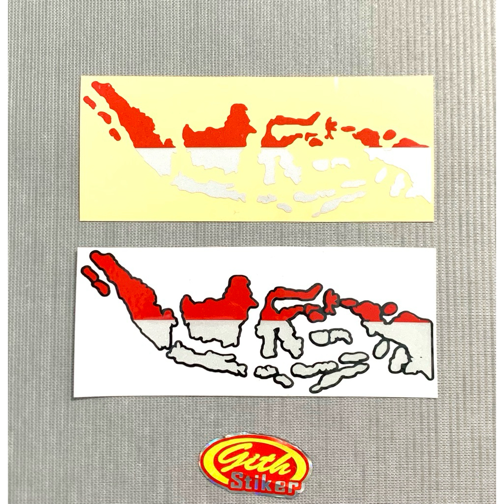 

STICKER PETA INDONESIA STIKER PULAU INDONESIA CUTTING 12CM