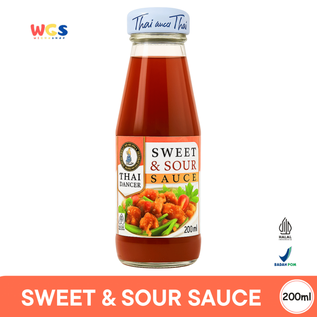 

Thai Dancer Sweet & Sour Sauce 200ml – Saus Asam Manis Serbaguna untuk Masakan Asia & Cocolan