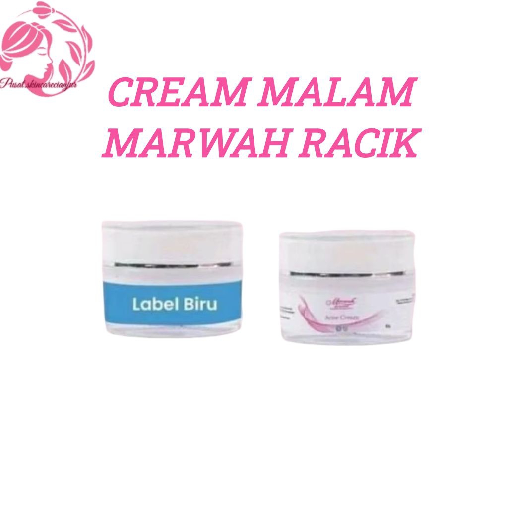 CREAM MALAM RACIK/KLINIK MARWAH SKINCARE NIGHT CREAM KLINIK MARWAH