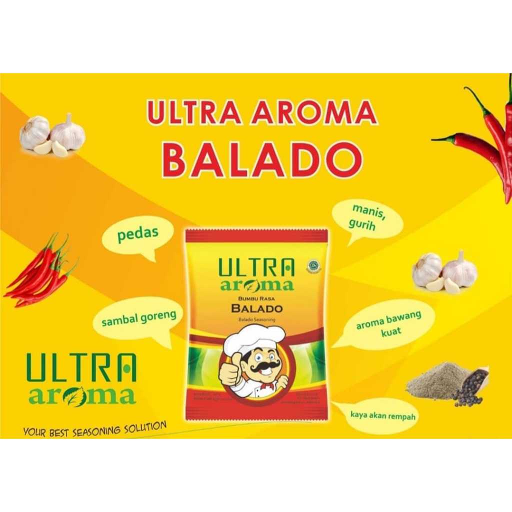 

BUMBU ULTRA AROMA BALADO 100 GR