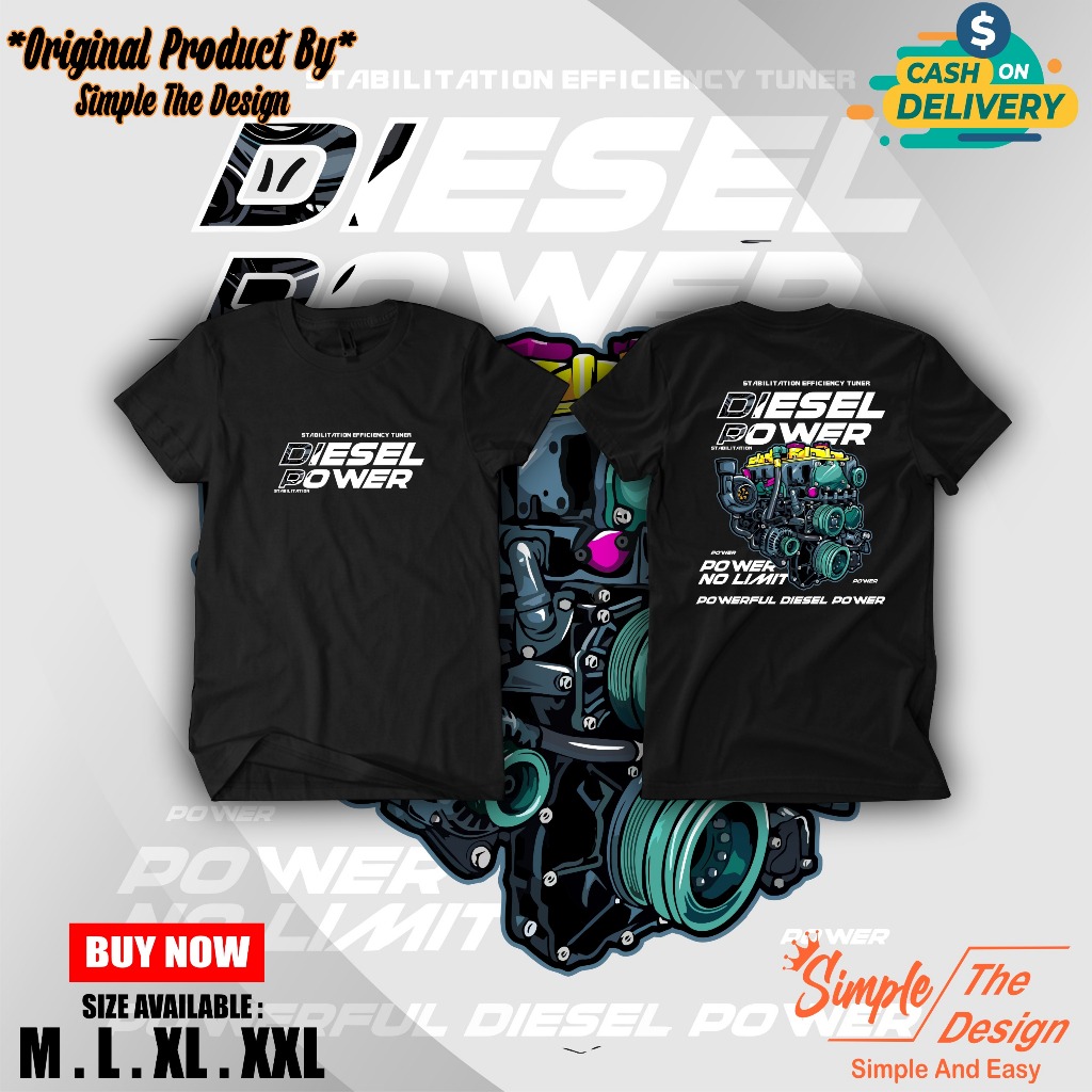 Kaos Distro Diesel Power Kaos Diesel Power Full Sablon Premium Kaos Diesel Power Keren