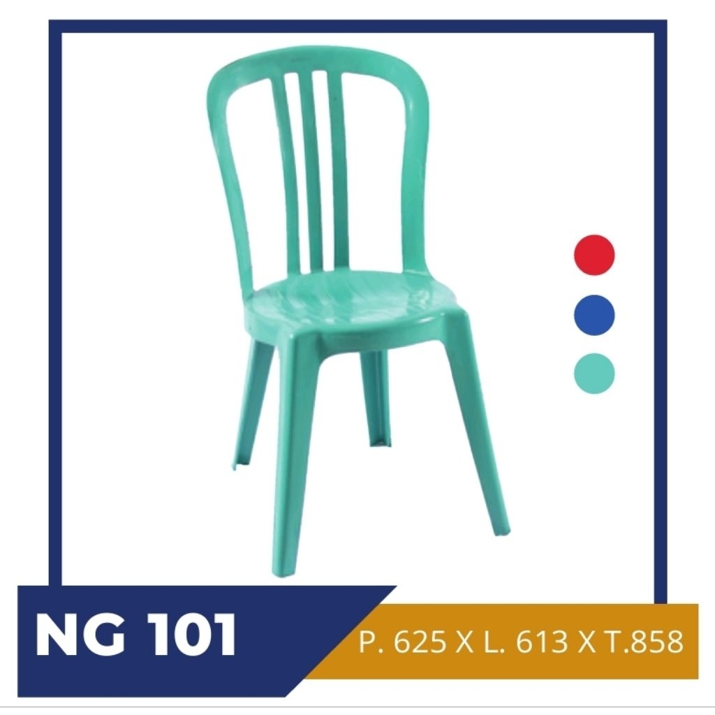 Kursi Makan / Kursi Santai / Kursi Teras  / Kursi Plastik Napolly PROMO