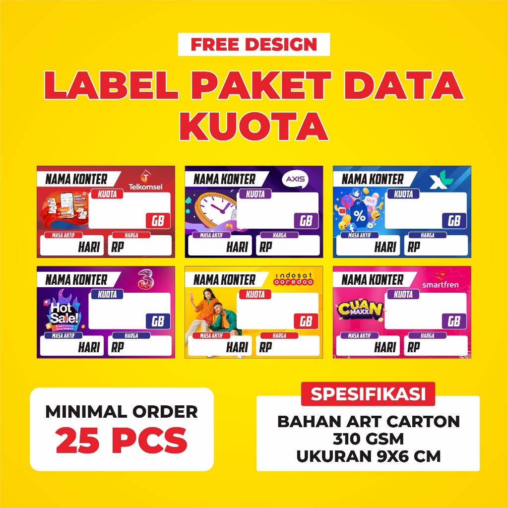 

DISPLAY HARGA PAKET DATA VOUCHER KUOTA LABEL VOUCHER LABEL DATA