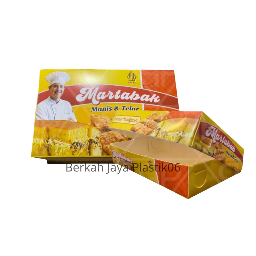 

Dus Motif Ivory Martabak 21x13x4 / Box Martabak Manis / Box Martabak Asin / Isi 100pcs