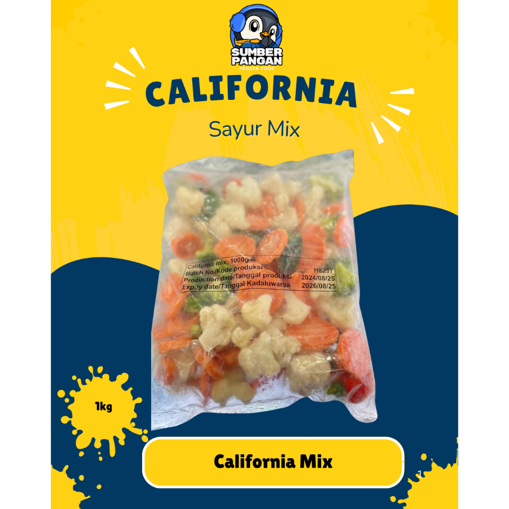 

California Sayur Mix 1kg (sayuran)