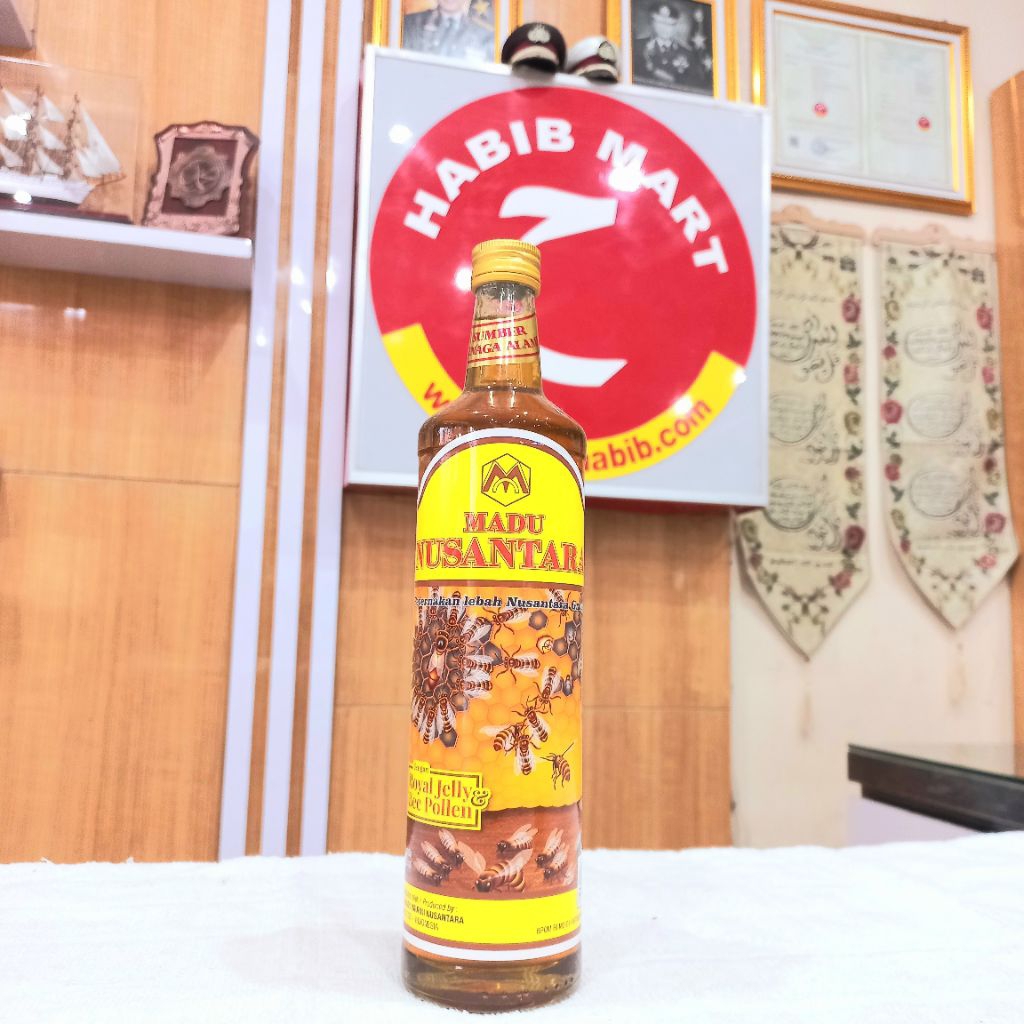 

Madu Nusantara Original 650ml – Madu Murni + Royal Jelly & Bee Pollen untuk Daya Tahan Tubuh