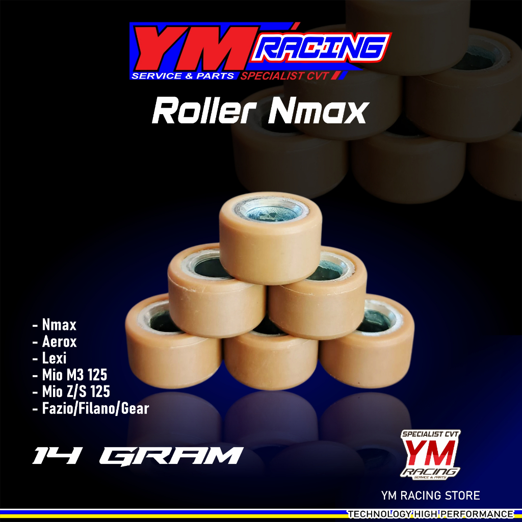 ROLLER NMAX 14 GRAM 1 SET ISI 6 BUTIR / ROLLER 14 GRAM AEROX | ROLLER LEXI 14GRAM ( ROLLER M3 14 GRA