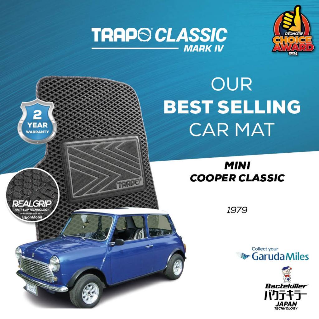 Karpet Mobil Trapo Classic Mark IV Mini Cooper Classic (1979)