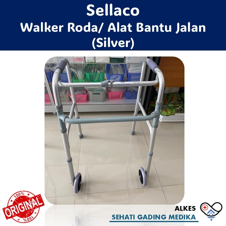Sellaco Walker Roda/Alat Bantu Jalan Lansia, Disabilitas, Pasca Operasi
