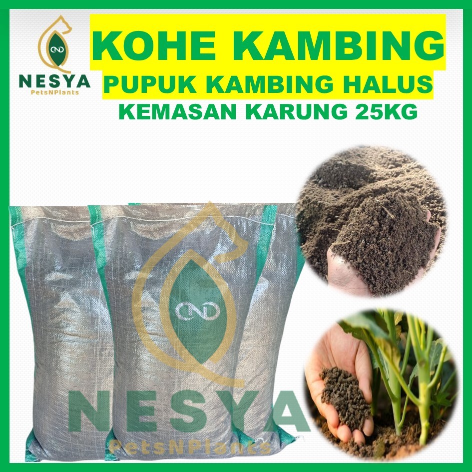 KOHE Kambing Halus Kemasan Karung 25kg Untuk Semua Tanaman