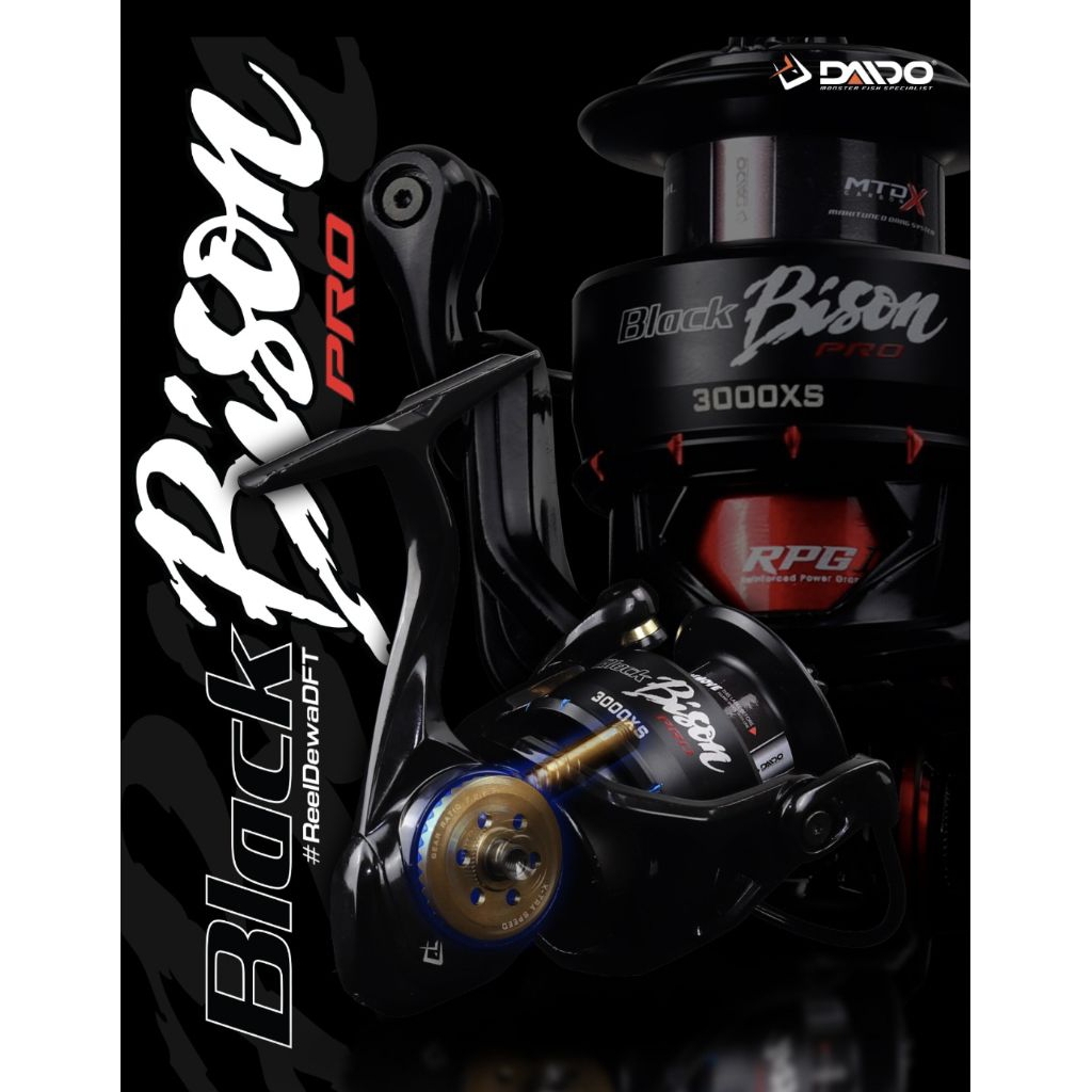 REEL PANCING DAIDO BLACK BISON PRO XS SALTWATER