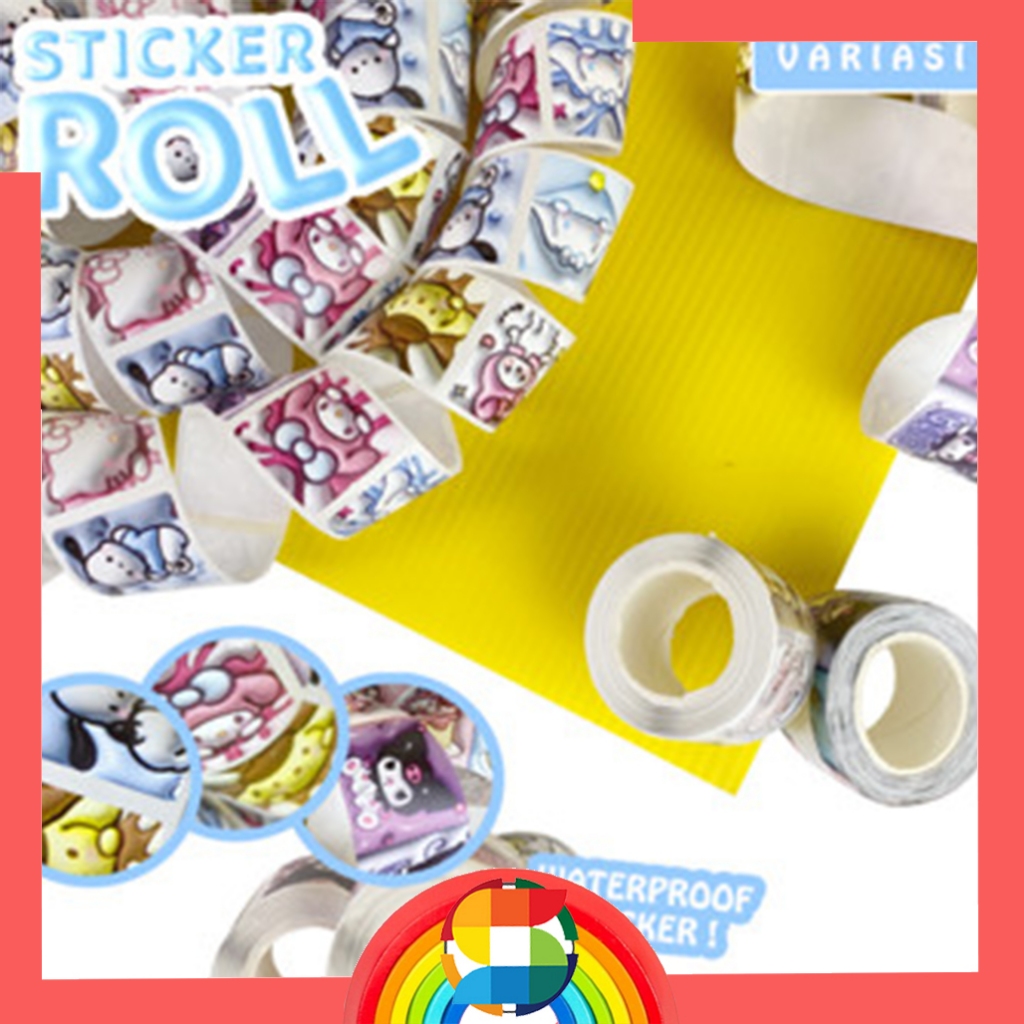 

Sticker Roll Tape 3D Sanri/ Isolasi Sticker Sanri 3D/ Stiker buku jurnal 001