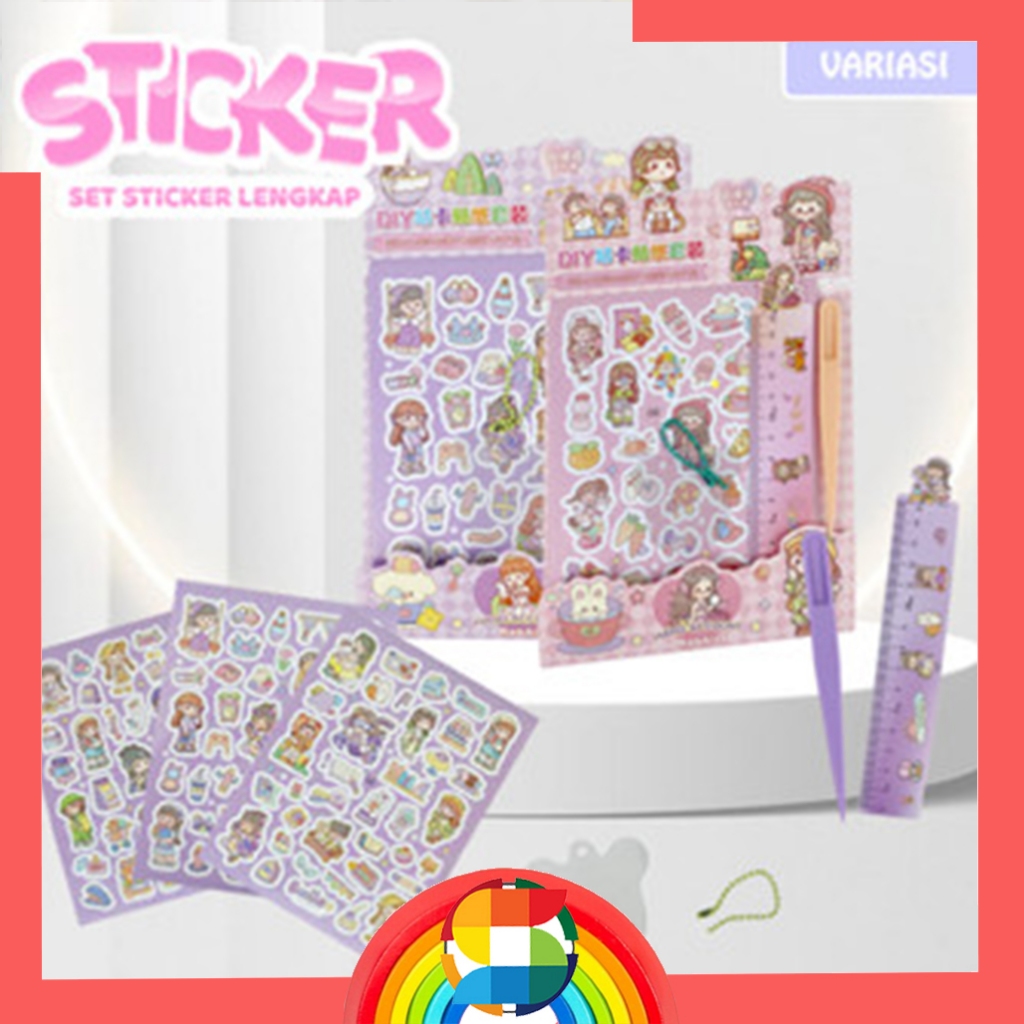 

Sticker MOMO Set Dekorasi Scrapbook 281