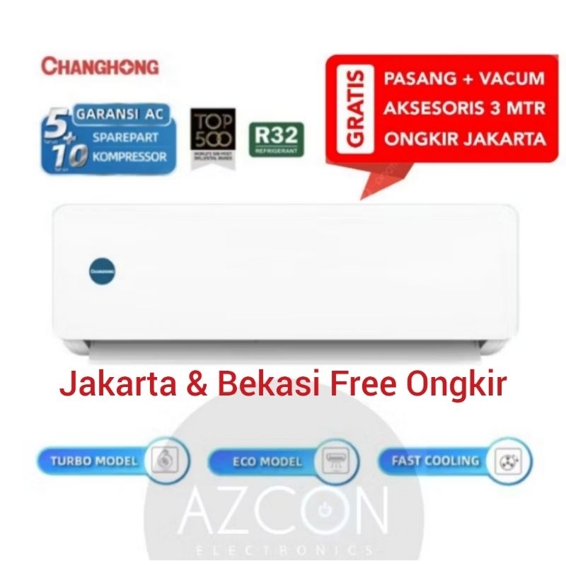+PASANG AC Changhong 1/2 PK Standard R32