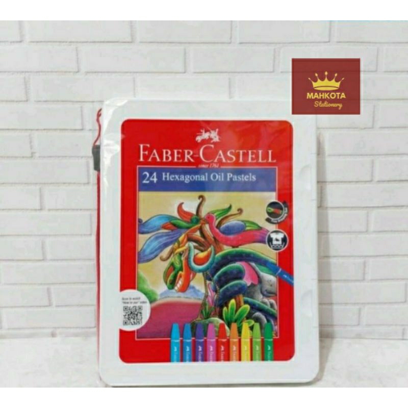 

Oil Pastel Pewarna FABER CASTELL 24 Warna/Crayon 24 Warna Faber Castel/Hexagonal Oil Paatell