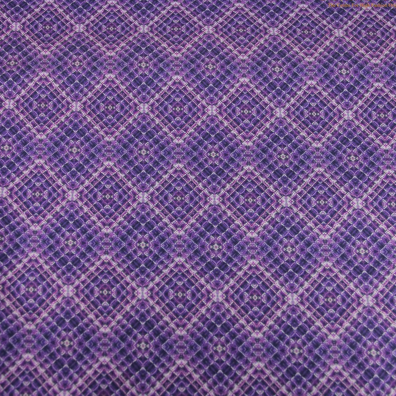 Katun Shirting Ungu Motif Jaring