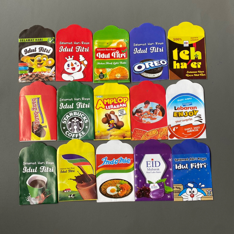 

AMPLOP LEBARAN MEDIUM MOTIF SNACK VIRAL