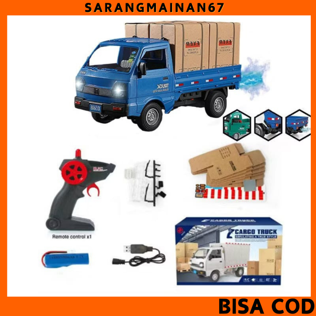 RC Pick UP Mobil BOX BOX Spray Mobil Remote Control RC Carry Pick UP Mobil Mobilan 2.4Ghz Mainan