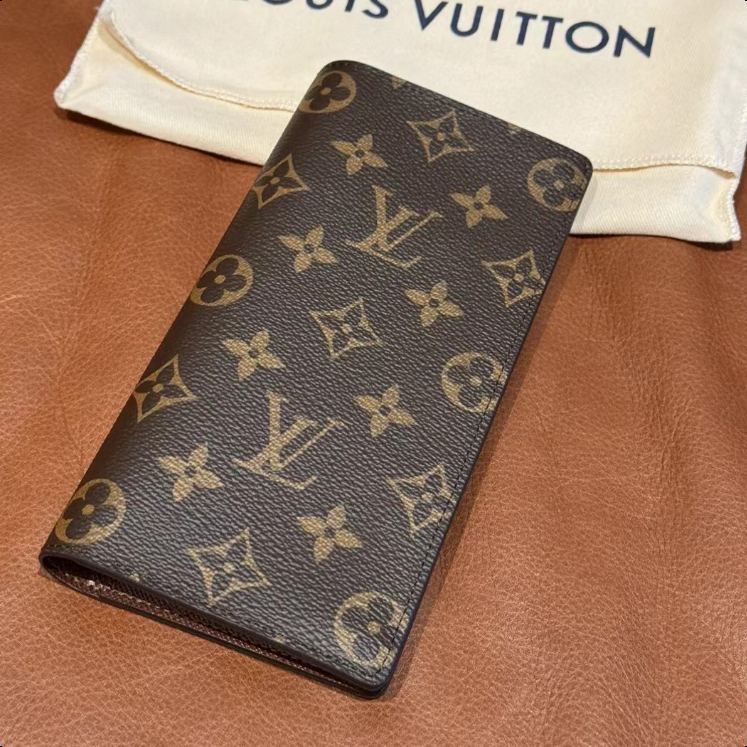 [100% authentic/ Box+dust bag]LV Louis Vuitton Brazza Dompet Lipat LV Pria lmport/Dompet LV Pria/ Mo