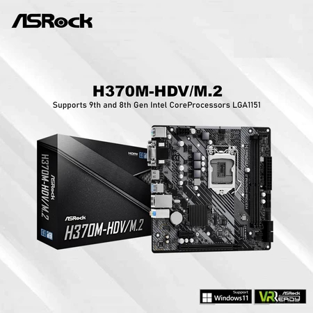 Motherboard Asrock H370M-HDV M.2 LGA1151 - DDR4
