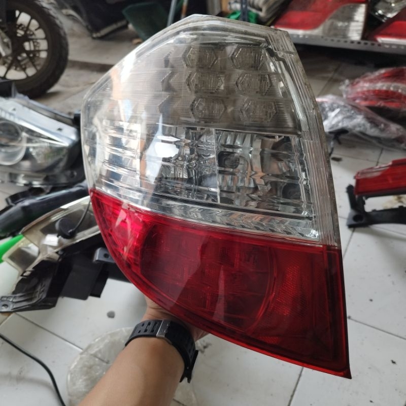 Stoplamp Lampu Belakang Honda Jazz ge8 Double LED 2008 2009 2010 2011 2012 Original Satu Set