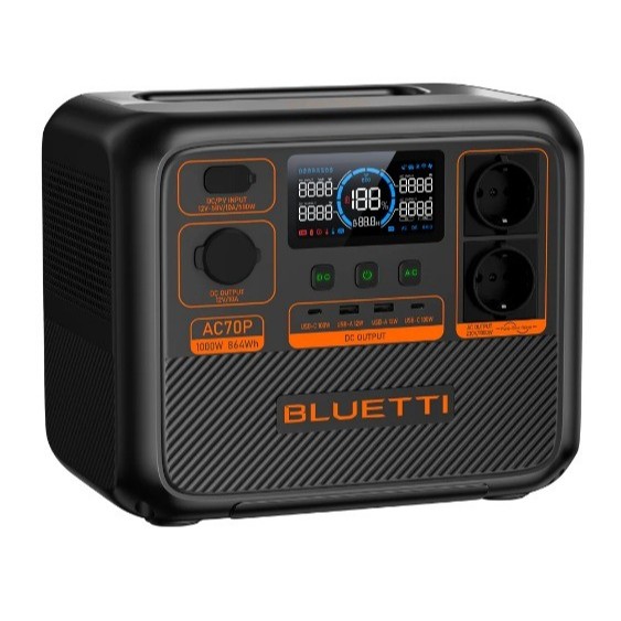 BLUETTI AC70P Portable Power Station | 1000W 864Wh DISCONTINUE DARI BLUETTI EB70