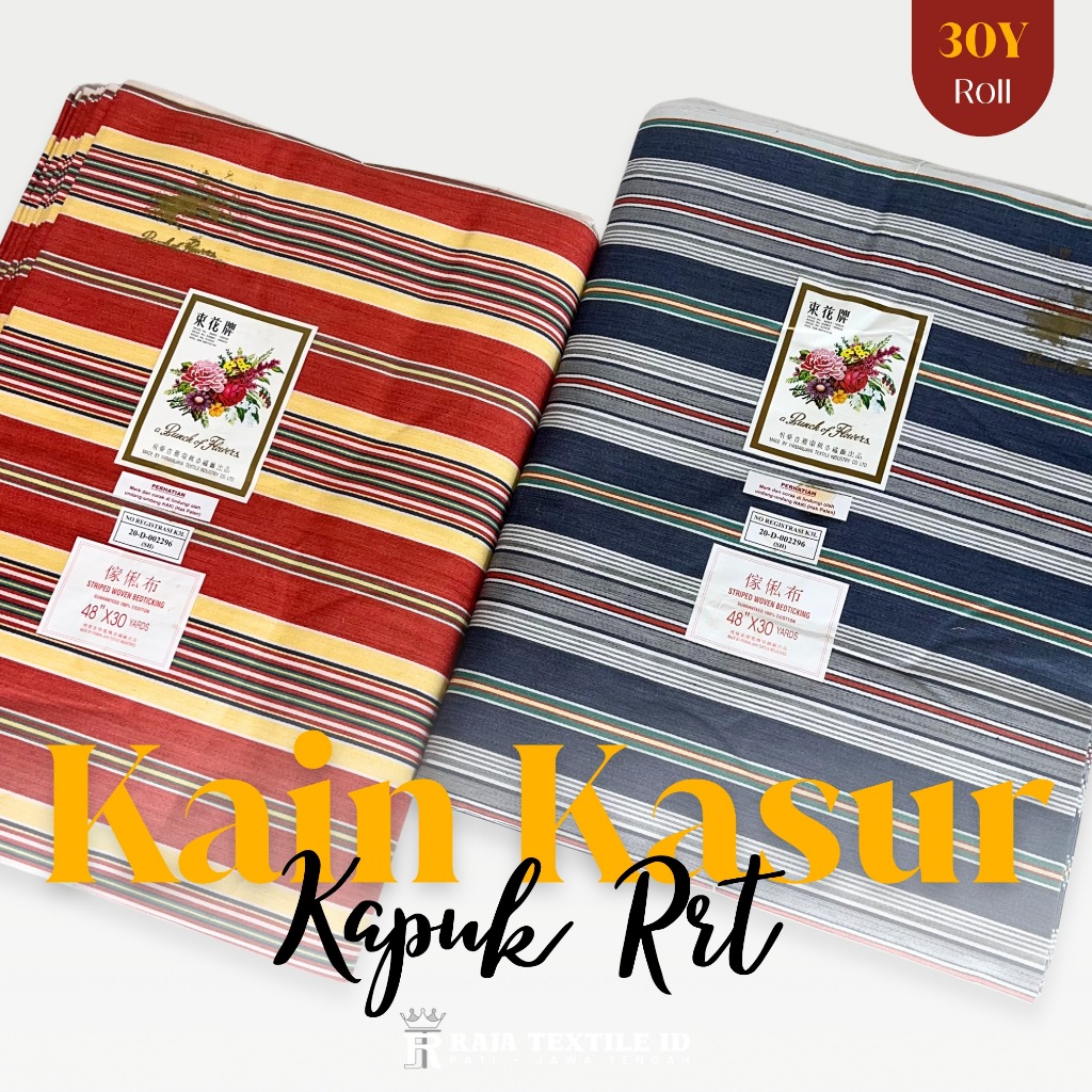 Kain Kasur Kapuk Merek RRT Bahan Sarung Kasur Kapuk Roll