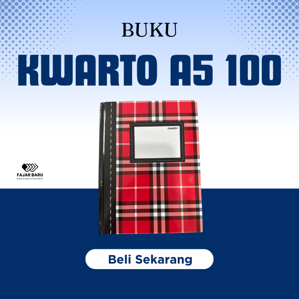 

BUKU KWARTO A5 100 LEMBAR / BUKU A5 HARDCOVER / BUKU 100 LEMBAR