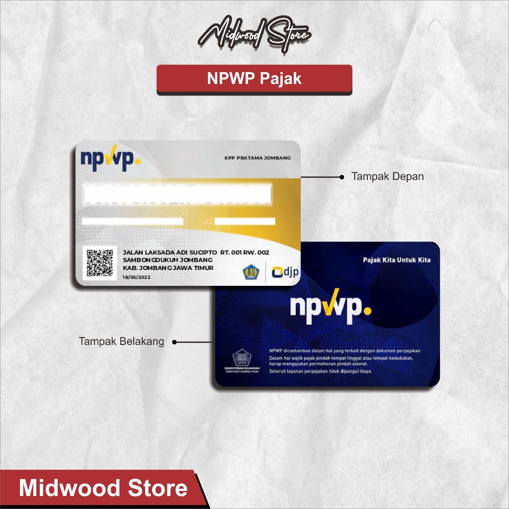 

Cetak Kartu NPWP Pajak Bahan PVC