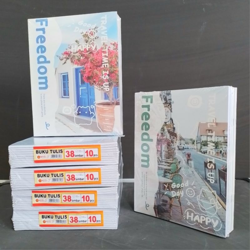 

Buku Tulis VIS-1 38 Lembar ( Pak 10 Buku Free Pensil 1 Pcs ) [ Original ]