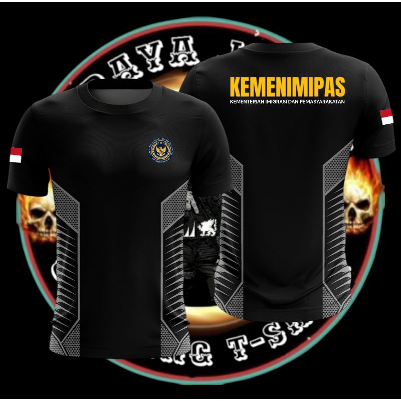 Kaos sablon KEMENIMIPAS / Kaos atasan pria KEMENIMIPAS / Baju KEMENIMIPAS / baju Jersey KEMENIMIPAS 