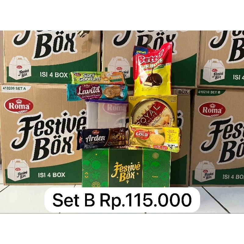 

Roma Festive Box/hantaran lebaran/parsel lebaran