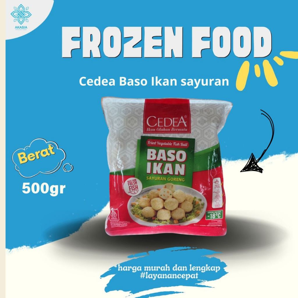 

Cedea Baso Ikan sayuran 500g