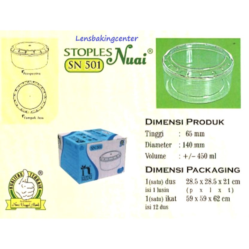 Toples Nuai SN-501 | Toples Bulat Nuai | Toples Nuai SN501